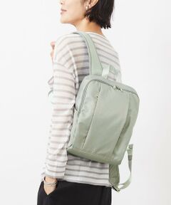 MK MICHEL KLEIN BAG / エムケーミッシェルクランバッグ リュック・バックパック | [撥水/収納アドバイザー監修]タックデザインコンパクトリュック