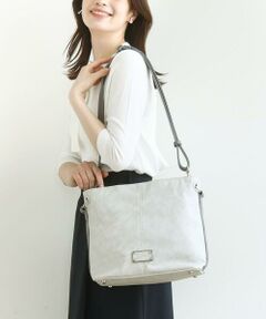 MK MICHEL KLEIN BAG / エムケーミッシェルクランバッグ ショルダーバッグ | [2WAY]メタルタグアクセントショルダーバッグ