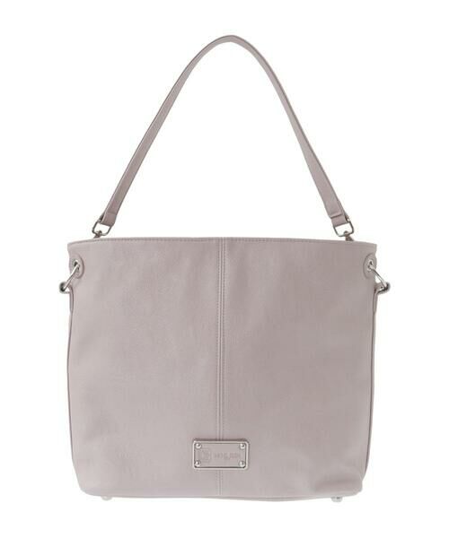 MK MICHEL KLEIN BAG / エムケーミッシェルクランバッグ ショルダーバッグ | [2WAY]メタルタグアクセントショルダーバッグ | 詳細11