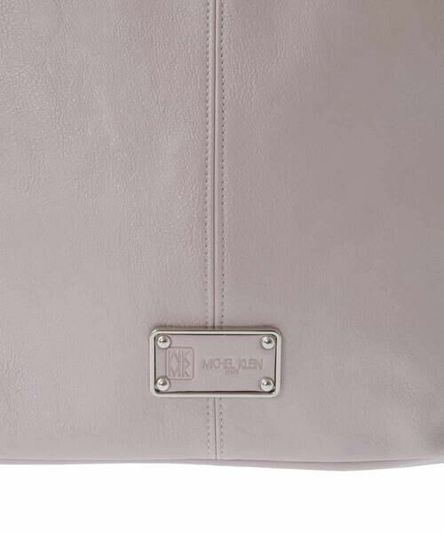 MK MICHEL KLEIN BAG / エムケーミッシェルクランバッグ ショルダーバッグ | [2WAY]メタルタグアクセントショルダーバッグ | 詳細12