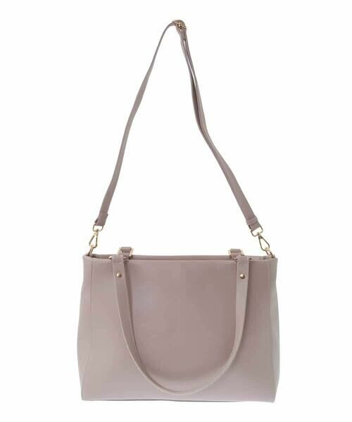 MK MICHEL KLEIN BAG / エムケーミッシェルクランバッグ トートバッグ | [2WAY]メタルポイント牛革トートバッグ | 詳細5