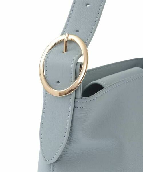 MK MICHEL KLEIN BAG / エムケーミッシェルクランバッグ ショルダーバッグ | [2WAY]型押し牛革ワンハンドルバッグ | 詳細11