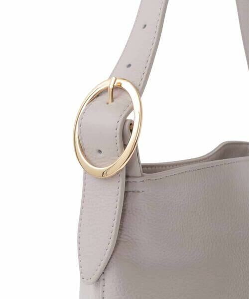 MK MICHEL KLEIN BAG / エムケーミッシェルクランバッグ ショルダーバッグ | [2WAY]型押し牛革ワンハンドルバッグ | 詳細16