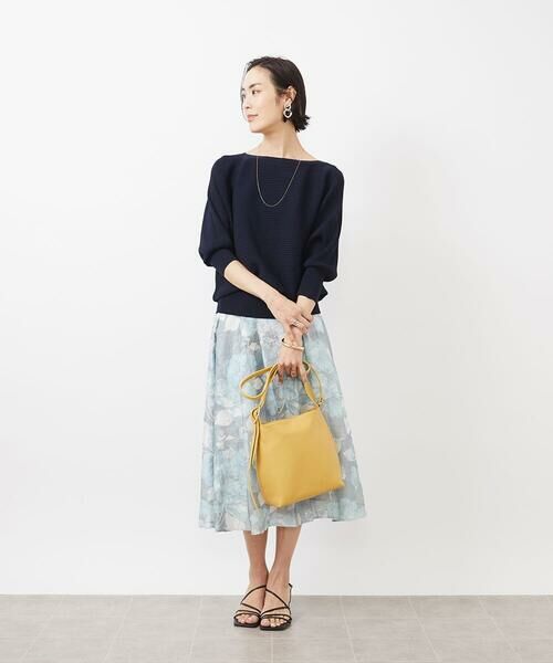 MK MICHEL KLEIN BAG / エムケーミッシェルクランバッグ ショルダーバッグ | [2WAY]型押し牛革ワンハンドルバッグ | 詳細22