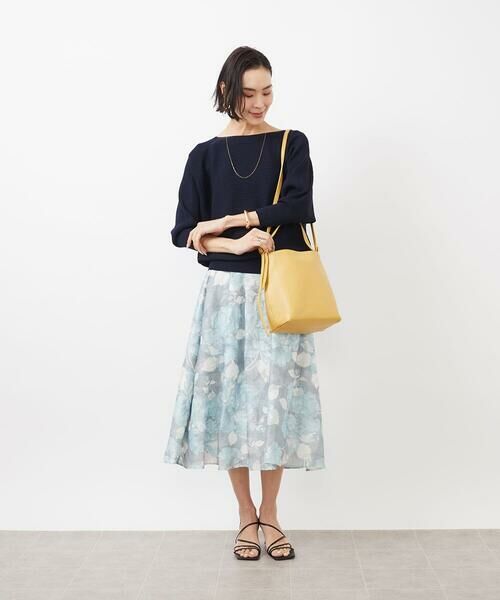 MK MICHEL KLEIN BAG / エムケーミッシェルクランバッグ ショルダーバッグ | [2WAY]型押し牛革ワンハンドルバッグ | 詳細23