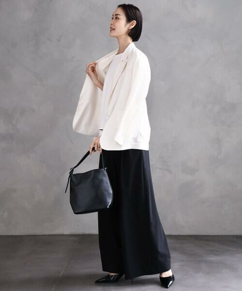 MK MICHEL KLEIN BAG / エムケーミッシェルクランバッグ ショルダーバッグ | [2WAY]型押し牛革ワンハンドルバッグ | 詳細27