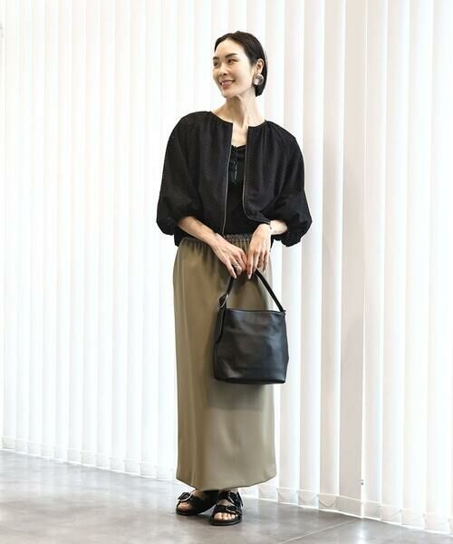 MK MICHEL KLEIN BAG / エムケーミッシェルクランバッグ ショルダーバッグ | [2WAY]型押し牛革ワンハンドルバッグ | 詳細28