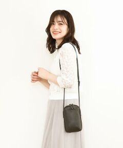 MK MICHEL KLEIN BAG / エムケーミッシェルクランバッグ ショルダーバッグ | [200g以下の軽量]牛革ウォレットショルダーバッグ