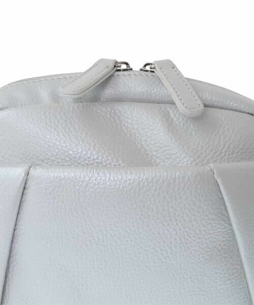 MK MICHEL KLEIN BAG / エムケーミッシェルクランバッグ ショルダーバッグ | タックポイントラウンドショルダーバッグ | 詳細15