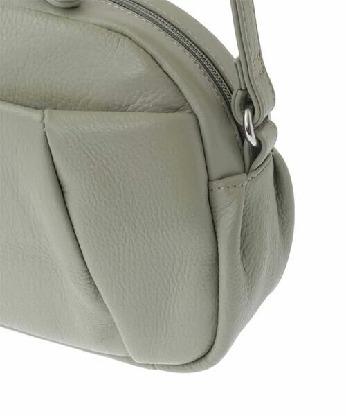 MK MICHEL KLEIN BAG / エムケーミッシェルクランバッグ ショルダーバッグ | タックポイントラウンドショルダーバッグ | 詳細6