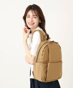 MK MICHEL KLEIN BAG / エムケーミッシェルクランバッグ リュック・バックパック | [撥水加工]タックデザインマルチポケットリュック