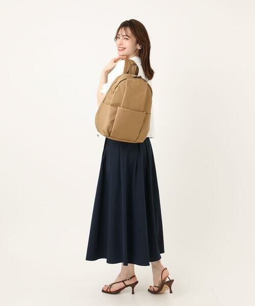 MK MICHEL KLEIN BAG / エムケーミッシェルクランバッグ リュック・バックパック | [撥水加工]タックデザインマルチポケットリュック | 詳細16