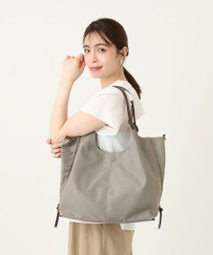 MK MICHEL KLEIN BAG / エムケーミッシェルクランバッグ トートバッグ | [2WAY/撥水加工]サイドジップアレンジトートバッグ