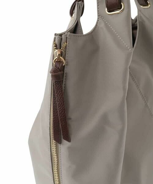 MK MICHEL KLEIN BAG / エムケーミッシェルクランバッグ トートバッグ | [2WAY/撥水加工]サイドジップアレンジトートバッグ | 詳細13