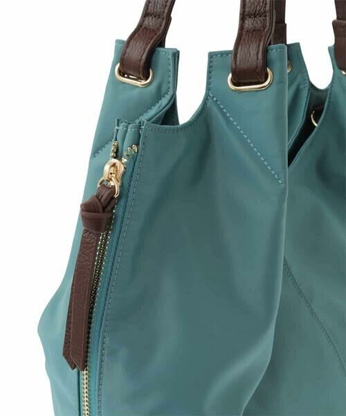 MK MICHEL KLEIN BAG / エムケーミッシェルクランバッグ トートバッグ | [2WAY/撥水加工]サイドジップアレンジトートバッグ | 詳細6