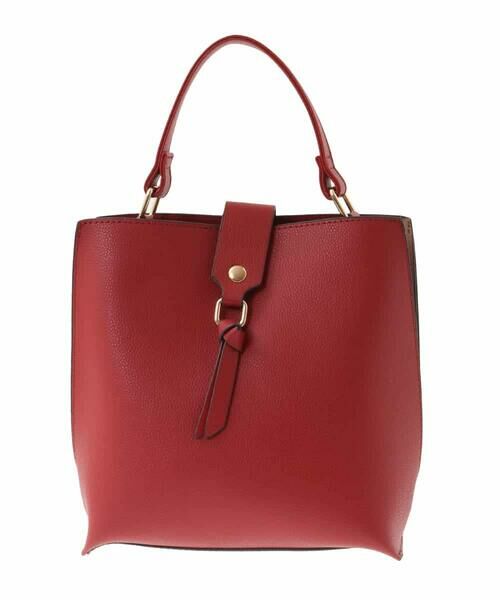 MK MICHEL KLEIN BAG / エムケーミッシェルクランバッグ トートバッグ | [2WAY/軽量]バイカラースクエアハンドバッグ | 詳細2