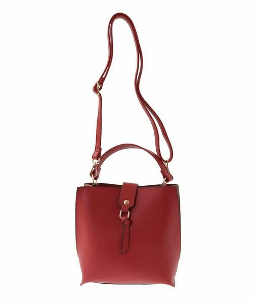 MK MICHEL KLEIN BAG / エムケーミッシェルクランバッグ トートバッグ | [2WAY/軽量]バイカラースクエアハンドバッグ | 詳細5