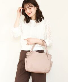 MK MICHEL KLEIN BAG / エムケーミッシェルクランバッグ トートバッグ | [2WAY]サイドポケットデザイントートバッグ