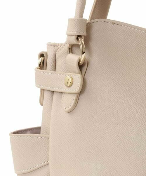 MK MICHEL KLEIN BAG / エムケーミッシェルクランバッグ トートバッグ | [2WAY]サイドポケットデザイントートバッグ | 詳細1