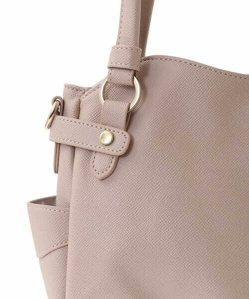 MK MICHEL KLEIN BAG / エムケーミッシェルクランバッグ トートバッグ | [2WAY]サイドポケットデザイントートバッグ | 詳細13