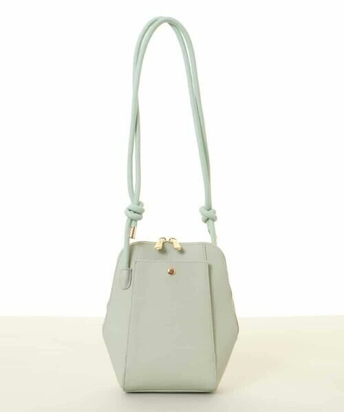MK MICHEL KLEIN BAG/エムケーミッシェルクランバッグ コクーンシルエットデザインバッグ グリーン F MK MICHEL KLEIN BAG/エムケーミッシェルクランバッグ コクーンシルエットデザインバッグ グリーン F