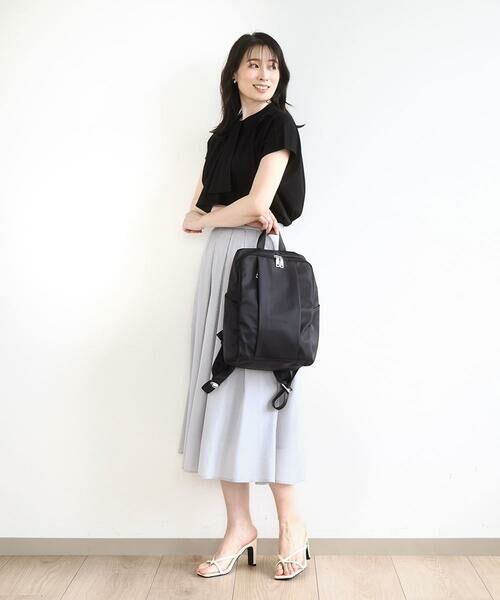 MK MICHEL KLEIN BAG / エムケーミッシェルクランバッグ リュック・バックパック | [撥水加工]フロントタックコンパクトリュック | 詳細13