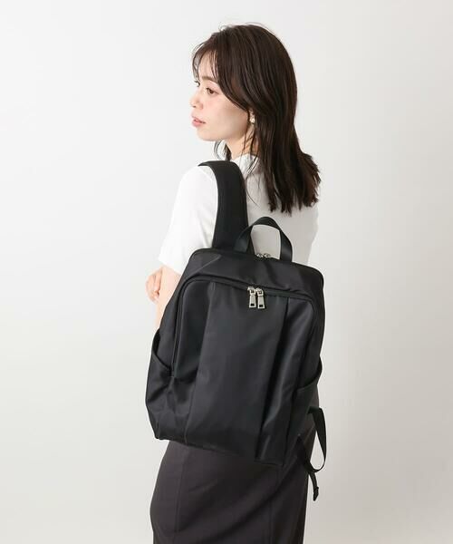 MK MICHEL KLEIN BAG / エムケーミッシェルクランバッグ リュック・バックパック | [撥水加工]フロントタックデザインリュック | 詳細18