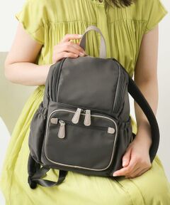 MK MICHEL KLEIN BAG / エムケーミッシェルクランバッグ リュック・バックパック | [撥水加工/軽量]スクエアデザインコンパクトリュック