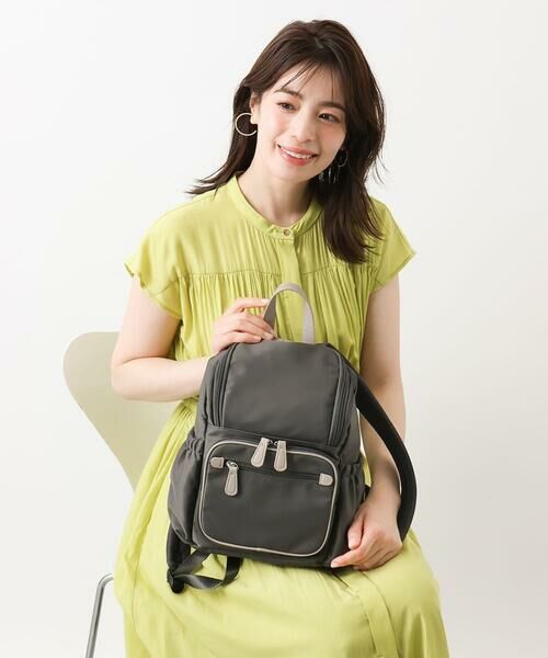 MK MICHEL KLEIN BAG / エムケーミッシェルクランバッグ リュック・バックパック | [撥水加工/軽量]スクエアデザインコンパクトリュック | 詳細17