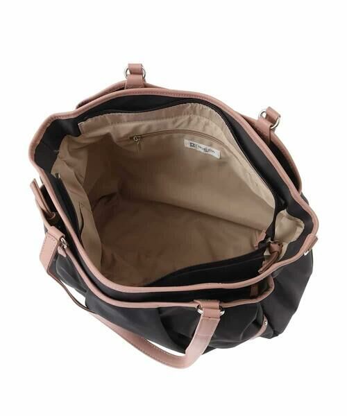 MK MICHEL KLEIN BAG / エムケーミッシェルクランバッグ トートバッグ | [2WAY/撥水]レザーアクセントナイロントートバッグ | 詳細10