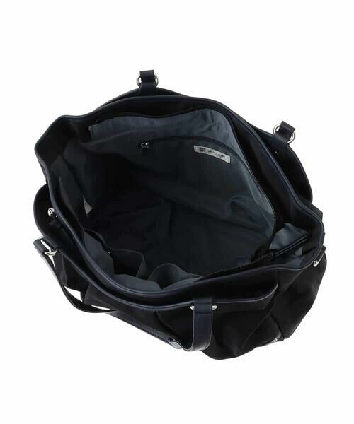 MK MICHEL KLEIN BAG / エムケーミッシェルクランバッグ トートバッグ | [2WAY/撥水]レザーアクセントナイロントートバッグ | 詳細12