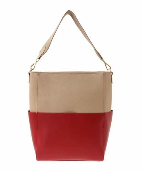 MK MICHEL KLEIN BAG / エムケーミッシェルクランバッグ トートバッグ | [2WAY]バイカラーデザインバッグ | 詳細1