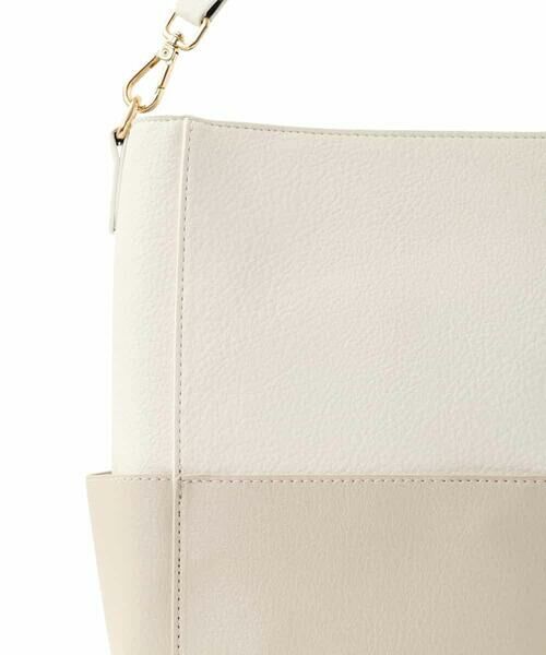 MK MICHEL KLEIN BAG / エムケーミッシェルクランバッグ トートバッグ | [2WAY]バイカラーデザインバッグ | 詳細11