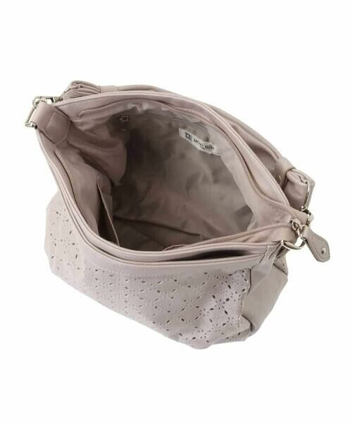 MK MICHEL KLEIN BAG / エムケーミッシェルクランバッグ トートバッグ | [2WAY]パンチングレイヤードショルダーバッグ | 詳細12