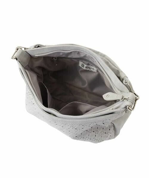 MK MICHEL KLEIN BAG / エムケーミッシェルクランバッグ トートバッグ | [2WAY]パンチングレイヤードショルダーバッグ | 詳細16