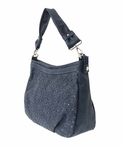 MK MICHEL KLEIN BAG / エムケーミッシェルクランバッグ トートバッグ | [2WAY]パンチングレイヤードショルダーバッグ | 詳細2