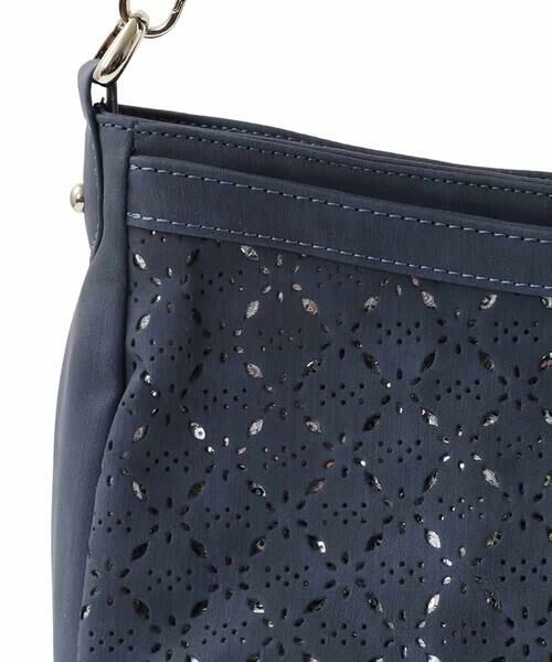 MK MICHEL KLEIN BAG / エムケーミッシェルクランバッグ トートバッグ | [2WAY]パンチングレイヤードショルダーバッグ | 詳細5