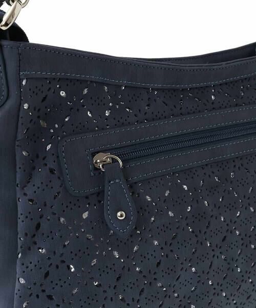 MK MICHEL KLEIN BAG / エムケーミッシェルクランバッグ トートバッグ | [2WAY]パンチングレイヤードショルダーバッグ | 詳細6