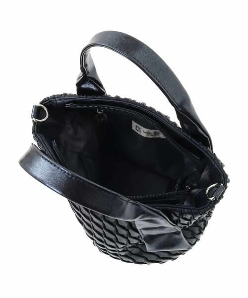 MK MICHEL KLEIN BAG / エムケーミッシェルクランバッグ トートバッグ | [2WAY]リンクルデザインシャイニーハンドルバッグ | 詳細10