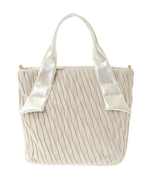 MK MICHEL KLEIN BAG / エムケーミッシェルクランバッグ トートバッグ | [2WAY]リンクルデザインシャイニーハンドルバッグ | 詳細11