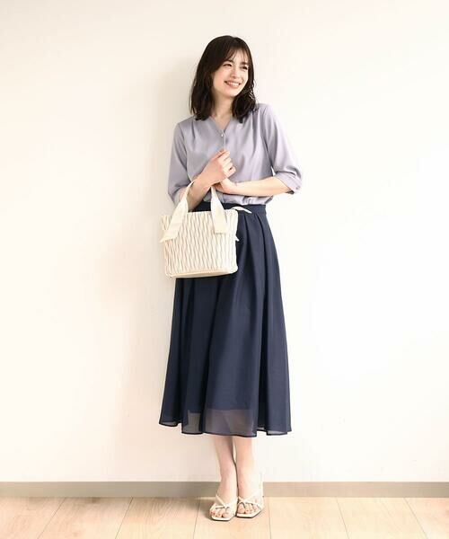 MK MICHEL KLEIN BAG / エムケーミッシェルクランバッグ トートバッグ | [2WAY]リンクルデザインシャイニーハンドルバッグ | 詳細17