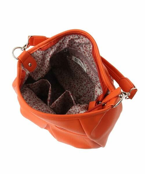 MK MICHEL KLEIN BAG / エムケーミッシェルクランバッグ ショルダーバッグ | [2WAY] タックギャザーデザインショルダーバッグ | 詳細11