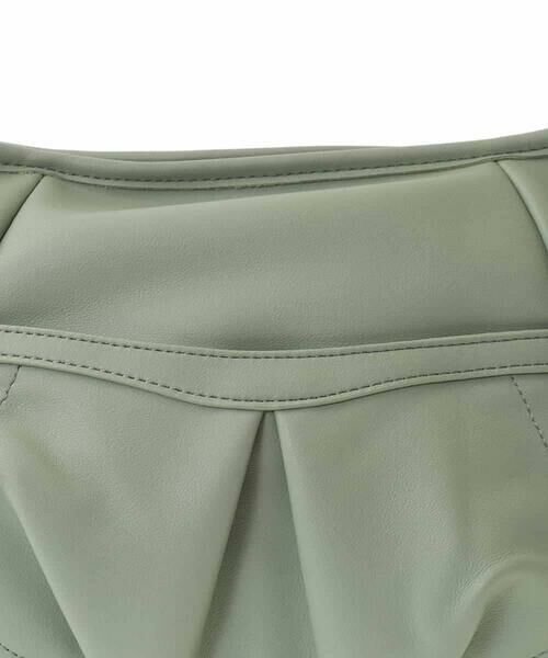 MK MICHEL KLEIN BAG / エムケーミッシェルクランバッグ ショルダーバッグ | [2WAY] タックギャザーデザインショルダーバッグ | 詳細12