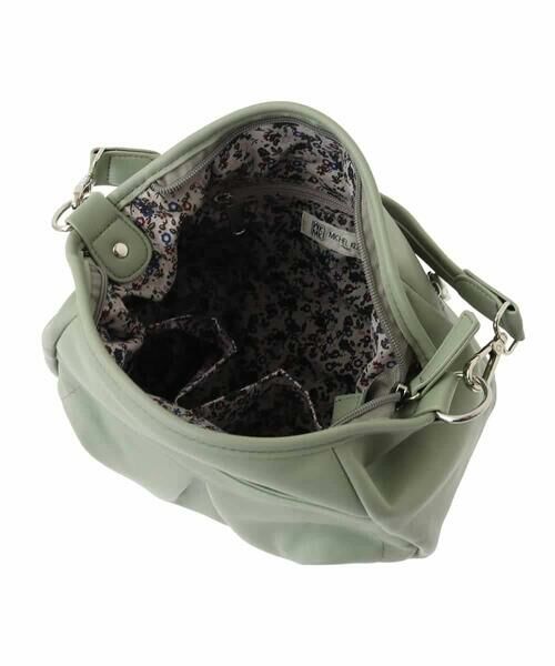 MK MICHEL KLEIN BAG / エムケーミッシェルクランバッグ ショルダーバッグ | [2WAY] タックギャザーデザインショルダーバッグ | 詳細13