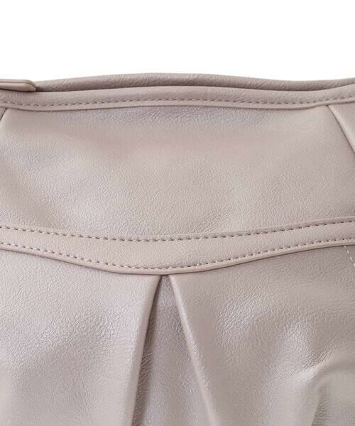 MK MICHEL KLEIN BAG / エムケーミッシェルクランバッグ ショルダーバッグ | [2WAY] タックギャザーデザインショルダーバッグ | 詳細17