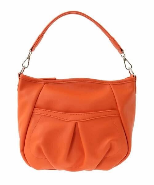 MK MICHEL KLEIN BAG / エムケーミッシェルクランバッグ ショルダーバッグ | [2WAY] タックギャザーデザインショルダーバッグ | 詳細2