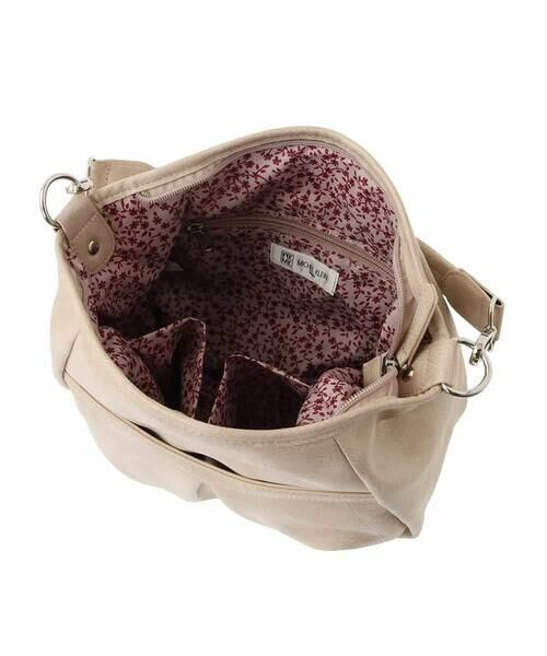 MK MICHEL KLEIN BAG / エムケーミッシェルクランバッグ ショルダーバッグ | [2WAY] タックギャザーデザインショルダーバッグ | 詳細20