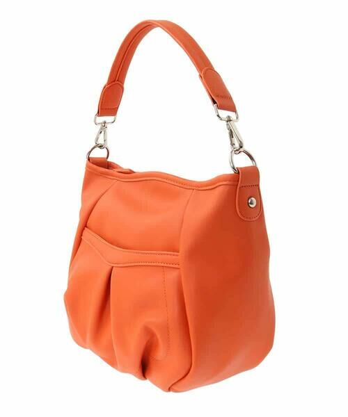 MK MICHEL KLEIN BAG / エムケーミッシェルクランバッグ ショルダーバッグ | [2WAY] タックギャザーデザインショルダーバッグ | 詳細3