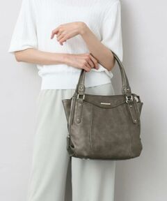 MK MICHEL KLEIN BAG / エムケーミッシェルクランバッグ トートバッグ | [2WAY]サイドファスナーデザイントートバッグ