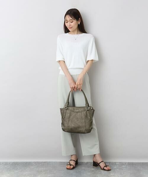 MK MICHEL KLEIN BAG / エムケーミッシェルクランバッグ トートバッグ | [2WAY]サイドファスナーデザイントートバッグ | 詳細22